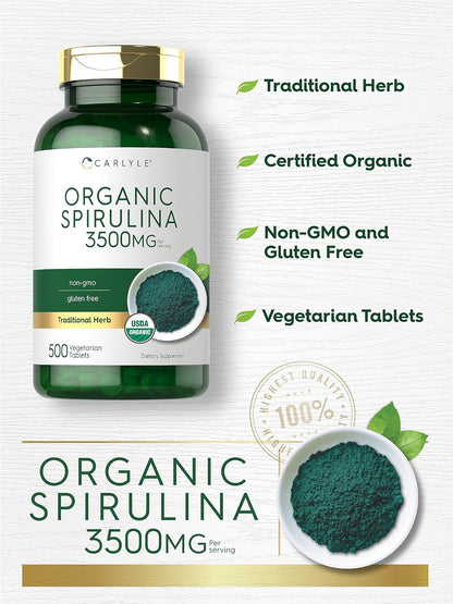 Organic Spirulina Superfood Tablets™